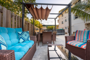 Seating Area near Canal & Pool